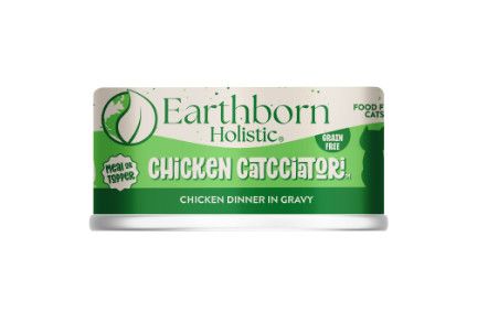 Earthborn Holistic Chicken Catcciatori Grain-Free Wet Cat Food Can, 5.5-oz