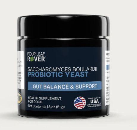 Four Leaf Rover Saccharomyces Boulardii Dog Supplement, 46.7-gram