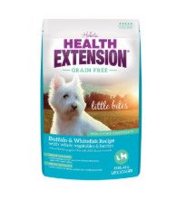 Health Extension Grain-Free Little Bites Buffalo & Whitefish Recipe Dry Dog Food, 3.5-lb