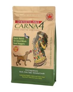 Carna4 Duck Formula Quick-Baked Nuggets Grain-Free Air-Dried Dog Food, 22-lb