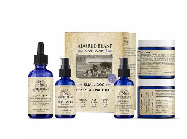 Adored Beast Apothecary Leaky Gut Protocol 5 Product Kit for Small Dogs