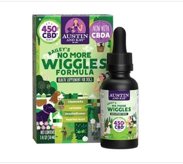 Austin and Kat Bailey's No More Wiggles Oil, 450-mg, 1-oz