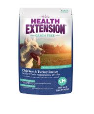 Health Extension Grain-Free Chicken & Turkey Recipe Dry Dog Food, 23.5-lb