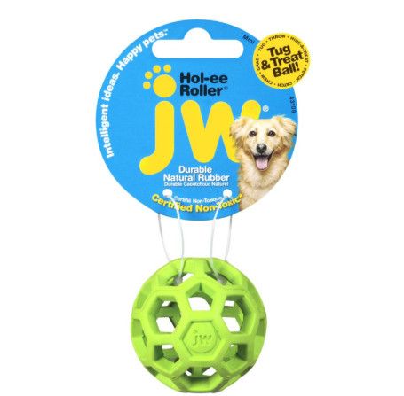 JW Pet Hol-ee Roller Dog Toy, Color Varies, Mini