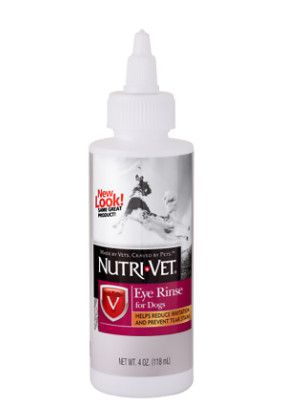 Nutri-Vet Dog Eye Rinse, 4-oz bottle
