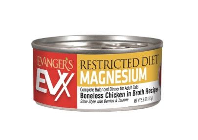 Evanger's EVX Restricted Diet Magnesium Boneless Chicken in Broth Wet Cat Food Can, 5.5-oz