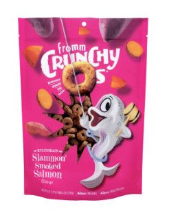 Fromm Crunchy O's Slammon' Smoked Salmon Dog Treats, 6-oz