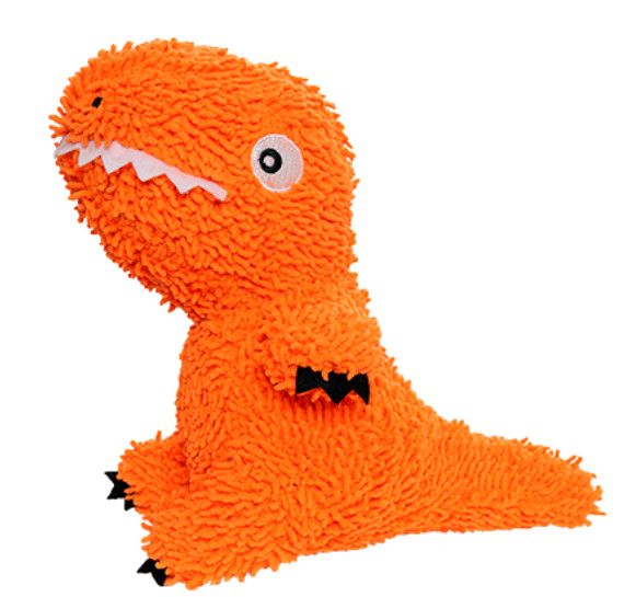 Mighty Microfiber Ball T-Rex Dog Toy, Medium