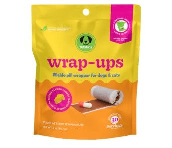 Stashios Wrap-Ups Cheese Flavored Dog & Cat Treats, 2.1-oz