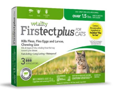 Vetality Firstect Plus for Cats over 1.5-lb, 3-pk
