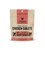 Vital Essentials Chicken Giblets Freeze-Dried Raw Cat Treats, 1-oz