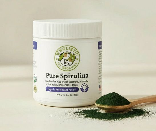 Wholistic Pet Organics Spirulina Powder Pet Supplement, 3-oz