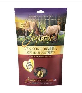 Zignature Limited Ingredient Venison Formula Soft Moist Dog Treats, 4-oz