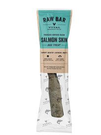 Vital Essentials RAW BAR Salmon Skins Freeze-Dried Raw Dog Treats, 1-count