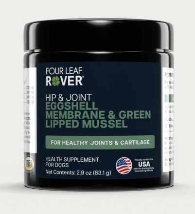 Four Leaf Rover Hip & Joint Natural Joint Support Dog Supplement, 67.5-gram