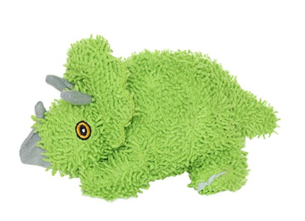 Mighty Microfiber Ball Triceratops Dog Toy, Medium