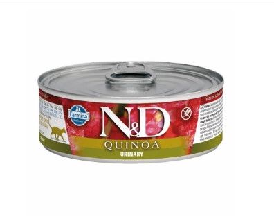 Farmina N&D Quinoa Urinary Duck Wet Cat Food, 2.8-oz