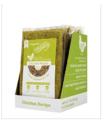 Identity Imagine 95% Chicken Gently Cooked Recipe Frozen Dog Food, 14-oz