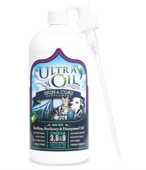 Ultra Oil Skin & Coat Supplement with seed Oil, 32-oz bottle
