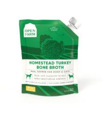 Open Farm Homestead Turkey Bone Broth for Dogs & Cats, 12-oz