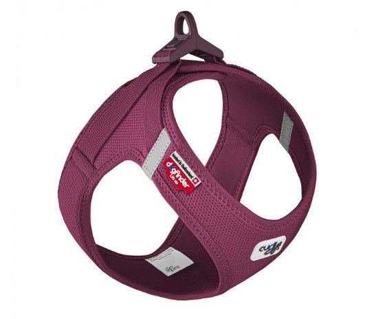 Curli Air Mesh Clasp Vest Dog Harness, Ruby, Large