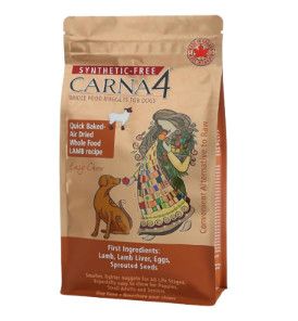 Carna4 Easy-Chew Lamb Formula Quick-Baked Nuggets Air-Dried Dog Food, 5-lb