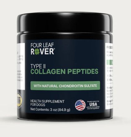 Four Leaf Rover Type II Collagen Peptides, 3.2oz