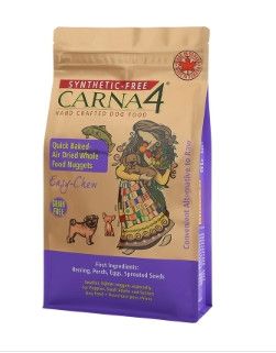 Carna4 Easy-Chew Quick Baked Fish Nuggets Grain-Free Air-Dried Dog Food, 10-lb