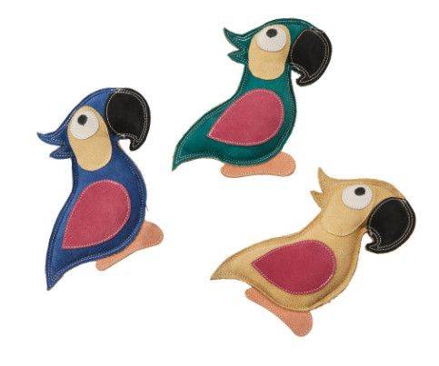 Ethical Pets Durafused, Leather Colors, Parrot, 8"