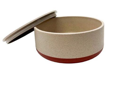 Palz & Co. EcoBowl, Pet Bowl & Lid, Small, 28oz, Cinnamon