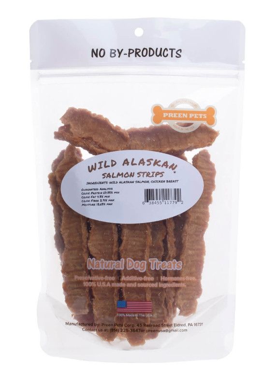 Preen Pets Salmon Strip, 4oz
