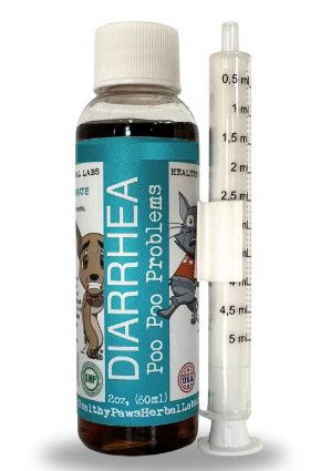 Healthy Paws Diarrhea & Digestive Support for Cats & Dogs, 2-oz