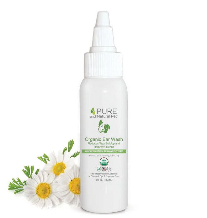 Pure and Natural Pet Organic Ear Wash, 4oz