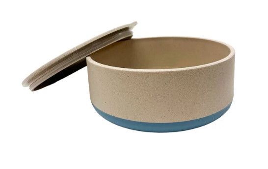 Palz & Co., EcoBowl, Pet Bowl & Lid, Small, 28oz, Sky Blue