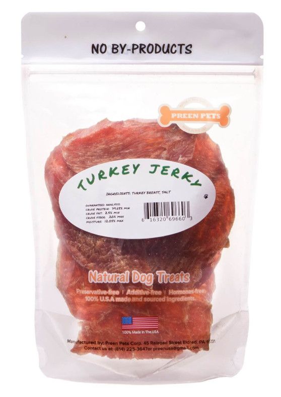 Preen Pets Turkey Jerky, 4oz