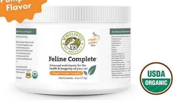 Wholistic Pet Organics Feline Complete Cat Supplement, 4oz