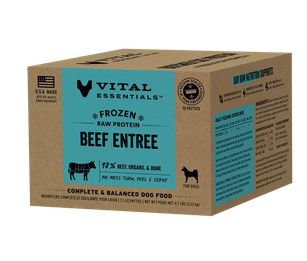 Vital Essentials Beef Entree, Raw Frozen, 4.7-lb