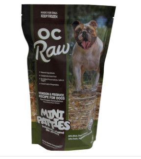 OC Raw Dog Venison & Produce Frozen Sliders for Dogs, 4-lb
