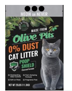 Paco & Pepper Olive Pit Litter w/ Charcoal, 25lb