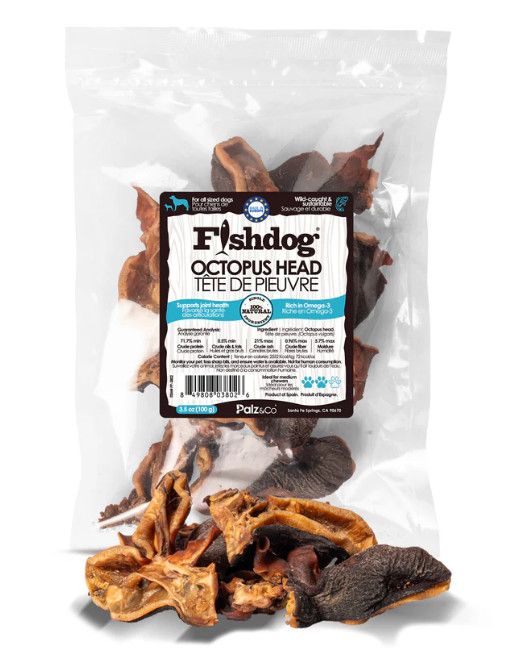 Palz & Co. Fishdog, Octopus Head, 3.5-oz