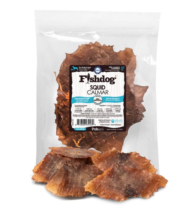 Palz & Co. Fishdog Squid Treats, 2oz