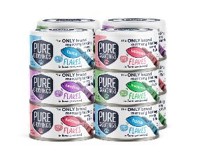 Pure Cravings Flakes in Tuna Consomme Variety Wet Cat Food Can, 3-oz 12ct