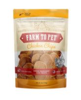Farm to Pet Chicken Chips, Dog Treats, 12-oz