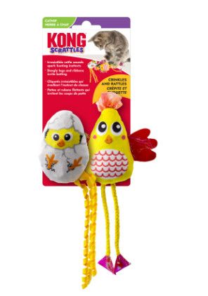 Kong Scrattles Chicken Cat Toy