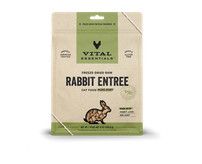 Vital Essentials Freeze-Dried Cat Food, Mini Nibs, Rabbit, 8-oz
