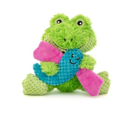 GURU Loveys Dog Toy, Frog, Medium