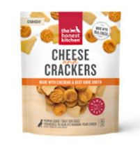 The Honest Kitchen Cheese & Crackers Dog Treats, Beef & Cheddar with Bone Broth, 3.5-oz