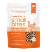 Smallbatch Freeze-Dried Raw Small Bites for Dogs, Chicken Recipe, 20-oz