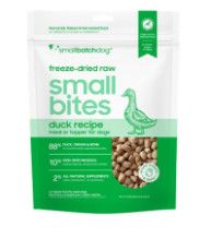 Smallbatch Freeze-Dried Raw Small Bites for Dogs, Duck Recipe, 19-oz