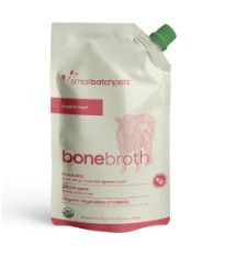 Smallbatch Organic Bone Broth Pouch for Dogs & Cats, Beef, 16-oz